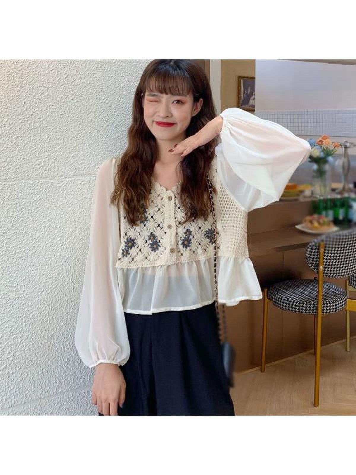 styles for chiffon materials top