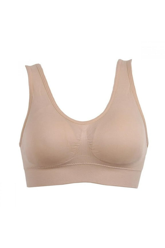 Women's Medium Support Wirefree Removable Cups Yoga Sport Bra