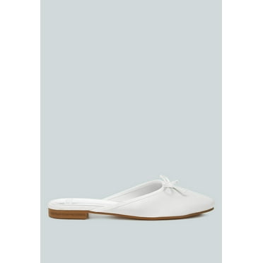 Taylena Satin Bow Detail Mules