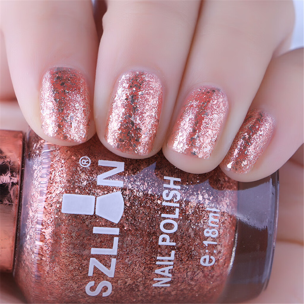 Tayloltai New Gel Nail 18ml Diamond Glitter Nail Polish Sequins Gel Nail