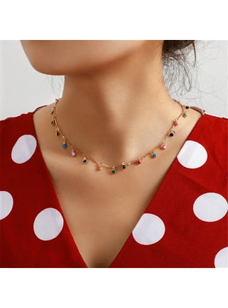 Christmas tassel necklace cheap
