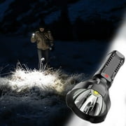 Taylongift Christmas Black X Friday Strong Light Flashlight Power Display USB Charging Outdoor LED Remote Super Bright Portable Searchlight