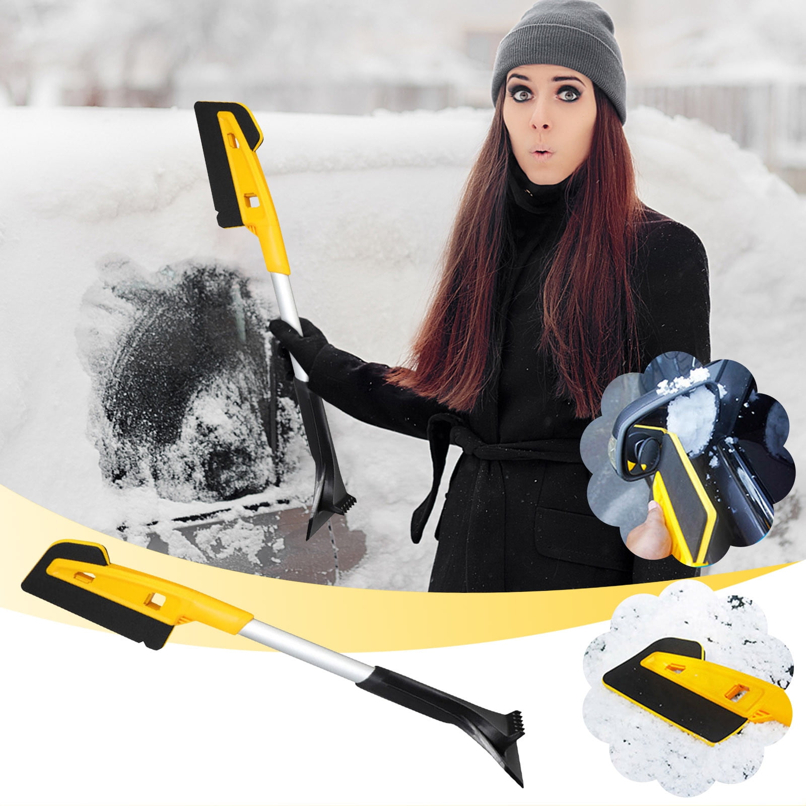 Taylongift Christmas Valentine's Day Car Windshield Ice Scraper Car