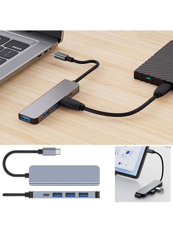 Taylongift Christmas Valentine's Day Type-c Hub PD100w Fast Charging 3.0 Hub Laptop Extender USB Multifunctional Splitter
