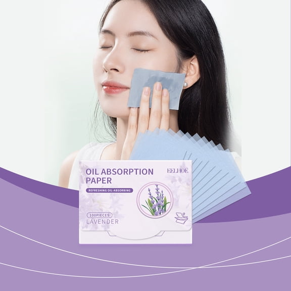 Taylonsss Clearance Portable Oil Blotting Sheets For Face Skin Friendly Face Oil Blotting Sheets Soft Oil Absorbing Paper For Face 100 Counts Face Oil Wipes For Oily Skin