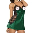 thumbnail image 1 of Taylonsss Clearance Women Home Lace Nightgown Sexy Backless Ladies Nightwear Set, 1 of 3
