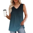 thumbnail image 1 of Taylonsss Fashion Women's Spring/Summer Solid Color Casual V-neck Sleeveless Top Tank Top, 1 of 6