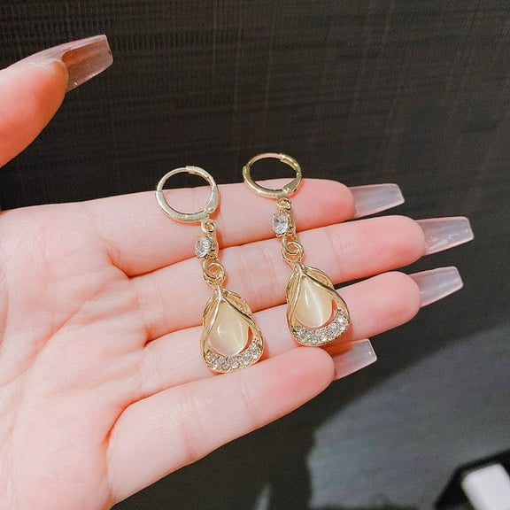 Taylonsss Hair Clip Without Ear Hole Slimming Ear Rings Metal Ear Nail Multilayer Diamond Inlaid C-shaped Lymph Detumescence Ear Rings
