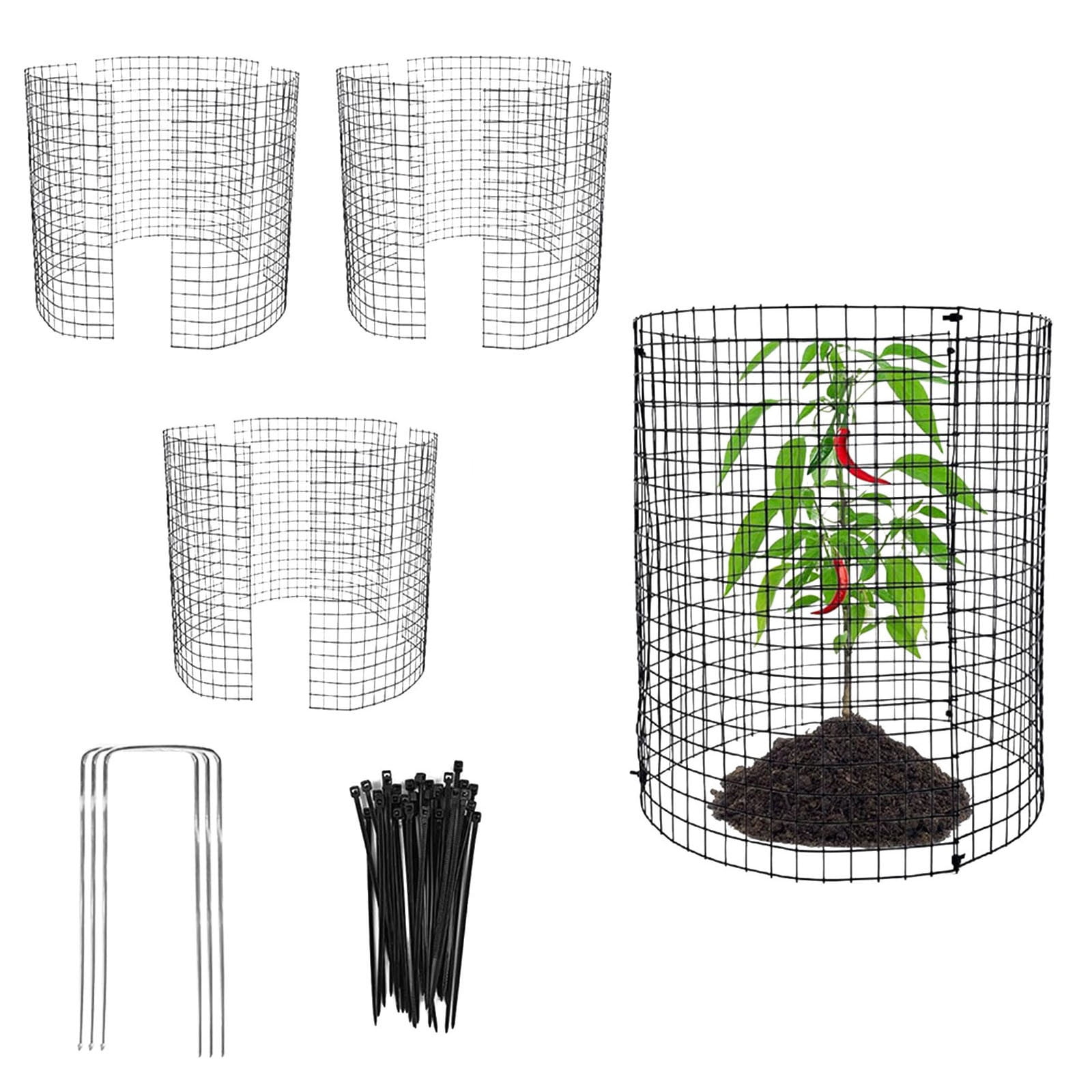 BAOPAI Iron Tree Protector Protection Mesh Sheet Gardening Garden Tool ...