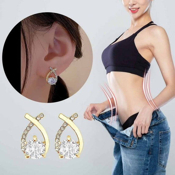 Taylonsss Lymphatic Germanium Earrings,Germanium Earrings Irregular High-end Earrings For Women
