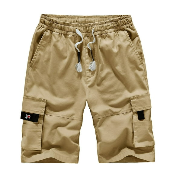Taylonsss Men's Plus Size Cargo Shorts Multi-Pockets Relaxed Summer Beach Shorts Pants