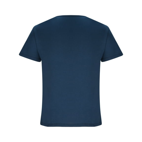 Taylonsss Men's Summer Fitness Sports Leisure Sweatwicking Solid Color Deep V-neck T-shirt