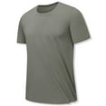 thumbnail image 1 of Taylonsss Men's Summer Solid Color Casual Loose Short Sleeved Round Neck T-shirt, 1 of 7