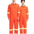 thumbnail image 1 of Taylonsss Men's Winter Workwear Reflective Turn-Down Collar Long Sleeve Jumpsuit with Multiple Pockets Casual and Durable Outdoor Work Clothes, 1 of 6