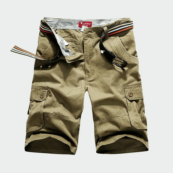 Taylonsss Men's Work Shorts With Multiple Pockets Zipper Casual Outdoor Sports Shorts Pants