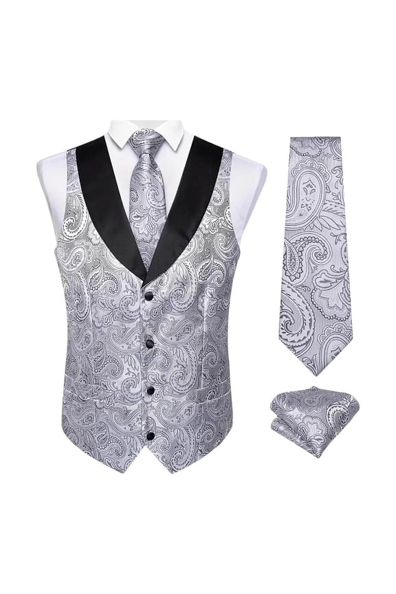 Mens Medieval Punk Vest Single Breasted V Neck with Pockets Casual Gothic Style Fashion Outdoor Office Daily Wear