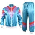 thumbnail image 1 of Taylonsss Mens Sweatsuit Set Hooded Long Sleeve with Pockets and Elastic Waist Pants Casual and Cozy Style, 1 of 2
