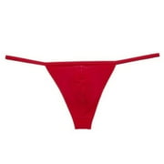 Taylonsss Open Back Mens Underpants Low Waist Briefs G-string Thong Underwear