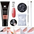 thumbnail image 1 of Taylonsss Poly Extension Gel Nail Kit, Clear Builder Jelly Gel Nude Poly Nail Enhancement Trial French Kit With Mini Nail For Nail Art Kit Nails 15ml, 1 of 1