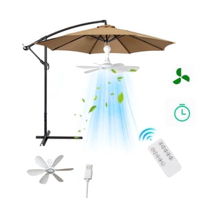 Taylonsss Portable Ceiling Fan Mini USB Tent Fans Outdoor with 11.48ft Extension Cord