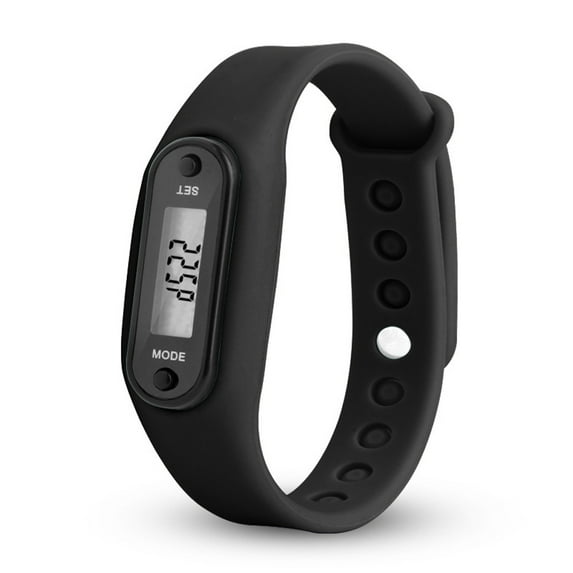Taylonsss Run Step Watch Bracelet Pedometer Calorie Counter Digital LCD Walking Distance