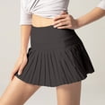 thumbnail image 1 of Taylonsss Women High Waist Color Fake Two Piece Tennis Skirt Outdoor Skirt Quick Drying Breathable Personalized Pleated Running Fitness Sports Badminton Shorts, 1 of 5
