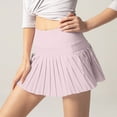 thumbnail image 1 of Taylonsss Women High Waist Color Fake Two Piece Tennis Skirt Outdoor Skirt Quick Drying Breathable Personalized Pleated Running Fitness Sports Badminton Shorts, 1 of 5