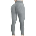 thumbnail image 1 of Taylonsss Women's Bubble Hip Lifting Exercise Fitness Running High Waist Yoga Pants, 1 of 5