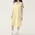thumbnail image 1 of Taylonsss Women's Casual Long Nightdress Solid Color Sleeveless Round Neck Built-in Bra Fashion Sleepwear, 1 of 6
