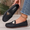 thumbnail image 1 of Taylonsss Women's Casual Slip-On Loafers with Embellishments Round Toe Low Heel Comfortable Shoes for Spring Summer Plus Size Trendy Soft Sole Daily Wear, 1 of 9