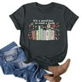 thumbnail image 1 of Taylonsss Women's Fashion Crewneck Printed Short Sleeve T-shirt Casual Loose Shirt Tops, 1 of 3