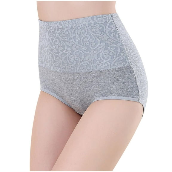 Taylonsss Women's Leak-Proof Underwear High Waist Breathable Solid Color Safety Panties Comfortable Daily Wear