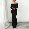 thumbnail image 1 of Taylonsss Women's Long Sleeve One Shoulder Backless Casual Dress Solid Color Design for Parties and Weddings Soft Blend Spring and Summer Fashion, 1 of 9