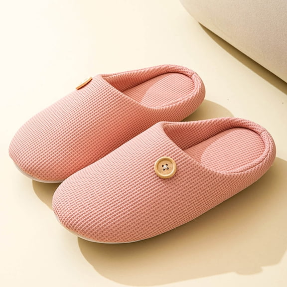 Taylonsss Women's Round Toe Closed Heel Flat Knit Slippers with Non-Slip Sole for Indoor and Outdoor All-Season Use Breathable Comfortable Snug Fit Machine Washable Slippers