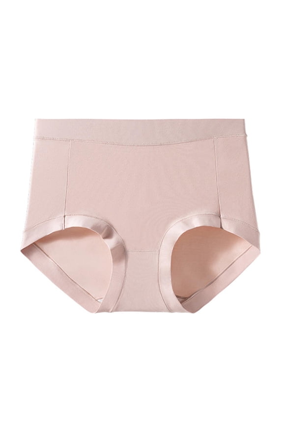 Women's Solid Mid High Waist Seamless Breathable Shaping Underwear Everyday Comfort Basic