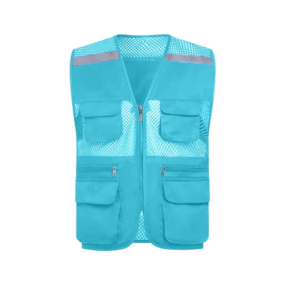 Taylonsss Women's Three-Season Lightweight Breathable Mesh Waistcoat Jacket for Outdoor Activities Fishing Travel Hiking with Multiple Pockets