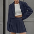 thumbnail image 1 of Taylonsss Women's Two-Piece Set Casual Office Wear Sleeveless Slim Fit Short Skirt with Coat Blend Summer Casual Fashion Outfit, 1 of 8