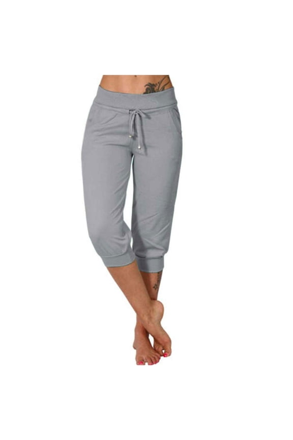 Women's Yoga Pants Loose Soft Drawstring Workout Sweatpants Outdoor Athletic Causal Pants With Pockets