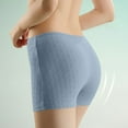 thumbnail image 1 of Taylonsss Womens Cotton Underwear Mid High Waist Comfort Fit Anti-Peek Boy Shorts Breathable Basic Seamless Panties, 1 of 4