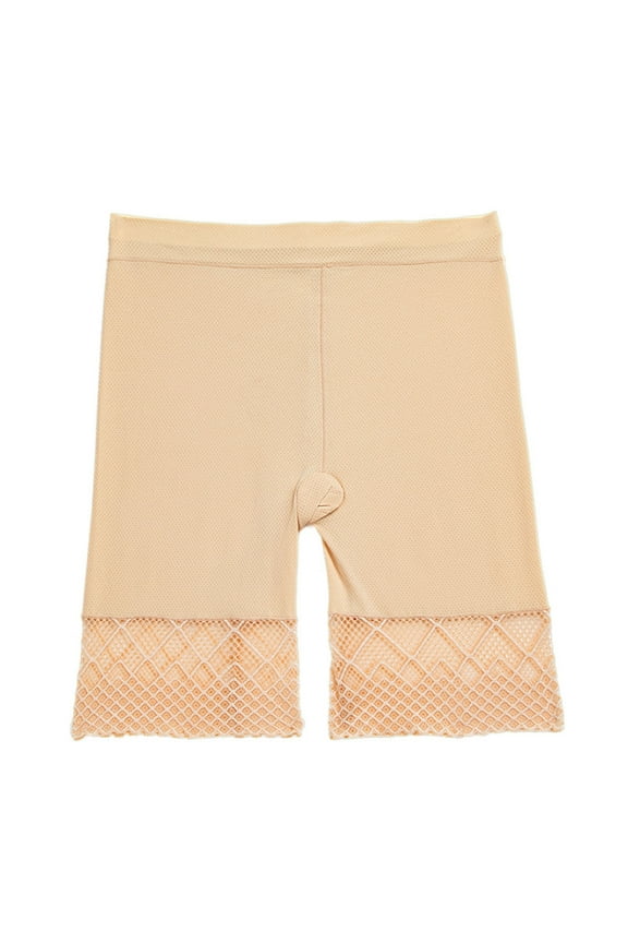 Womens High Waist Lace Shaping Underwear Breathable Mid Thigh Coverage Comfort Fit