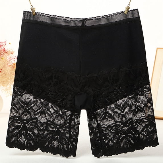 Taylonsss Womens High-Waisted Breathable Shaping Underwear Solid Color Comfort Fit Everyday Biker Shorts