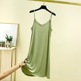 thumbnail image 1 of Taylonsss Womens Sleeveless Tank Dress Loose Comfortable Solid Color Casual Short Nightgown Sleepwear Loungewear, 1 of 3