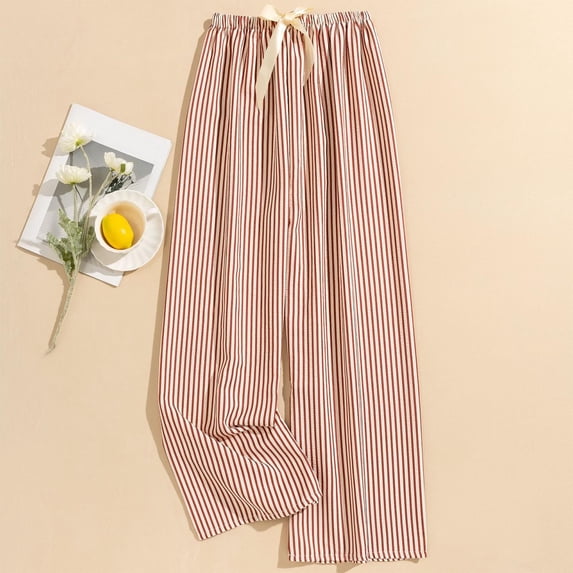 Taylonsss Womens Spring Summer Elastic Waist Printed Lounge Pants Casual Comfortable Leisure Home Wear Yoga Sport Athletic Bottoms
