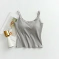 thumbnail image 1 of Taylonsss Womens Summer Camisole Built-in Bra Lace shape Sleeveless Tank Top for Layering and Sleepwear, 1 of 5