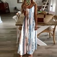 thumbnail image 1 of Taylonsss Womens Summer Casual Sleeveless V Neck Spaghetti Strap Flowy Dress with Floral Print for Beach Vacation and Daily Outfit, 1 of 5