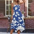 thumbnail image 1 of Taylonsss Womens Summer Dress Floral Print Sleeveless Tank Round Neck with Pockets Casual Beach Style Maxi Dress, 1 of 7