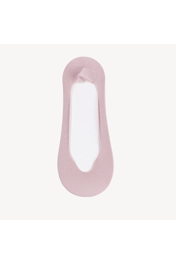 Womens Summer Socks Seamless Invisible Thin Mesh Breathable Cotton Lining Anti-Slip Non-Slip Heel Casual Wear