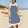 thumbnail image 1 of Taylonsss Womens Two Piece Set Round Neck Sleeveless Casual Solid Skirt Set Summer Spring Outfit, 1 of 6