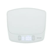 Taylor 11lb Waterproof Digital Kitchen Scale and Food Scale for Baking, Cooking, Meal Prep and Portion Sizing White