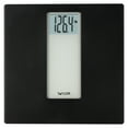 thumbnail interactive-video image 1 of Taylor 12.0" x 12.0" Digital Body Weight Scale Battery Powered, FSA HSA Eligible, 400 lb Capacity, Black/Grey, 1 of 17